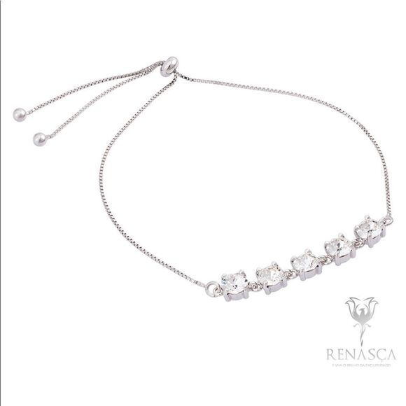 Swarovski authentic Crystals White Rhodium plated - Picture 1 of 9